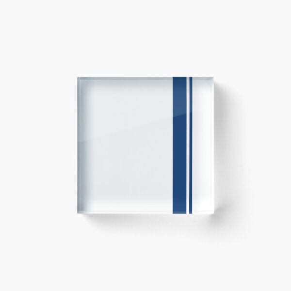 Item preview, Single Racing Stripe - Rigth Side 1 Pinstripe (Guardsman Blue - White) designed and sold by Racing Stripes Only.