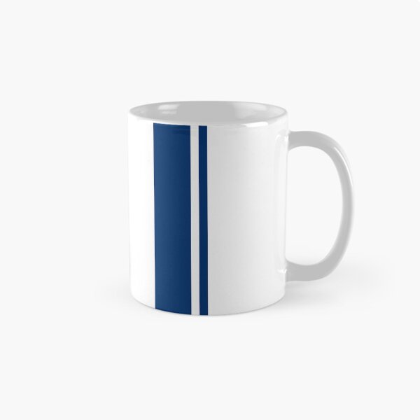 Item preview, Single Racing Stripe - Rigth Side 1 Pinstripe (Guardsman Blue - White) designed and sold by Racing Stripes Only.