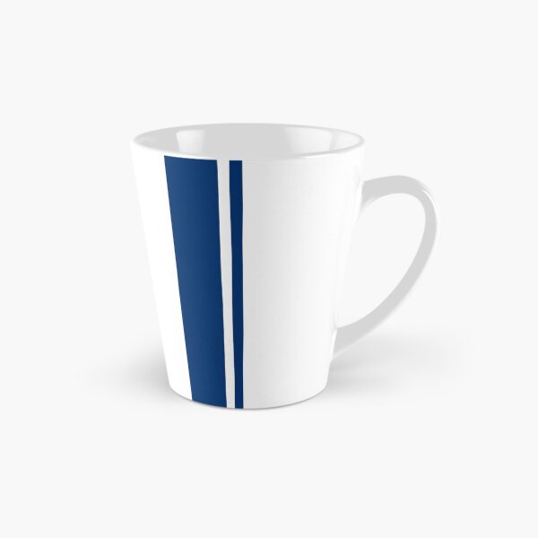 Item preview, Single Racing Stripe - Rigth Side 1 Pinstripe (Guardsman Blue - White) designed and sold by Racing Stripes Only.