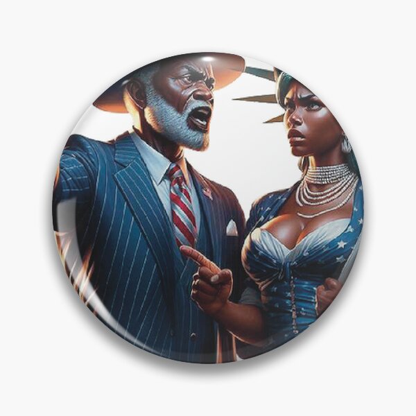 Item preview, POWER TO THE PEOPLE:  UNCLE SAM & LADY LIBERY REIMAGINED  designed and sold by EverMuse Studio.