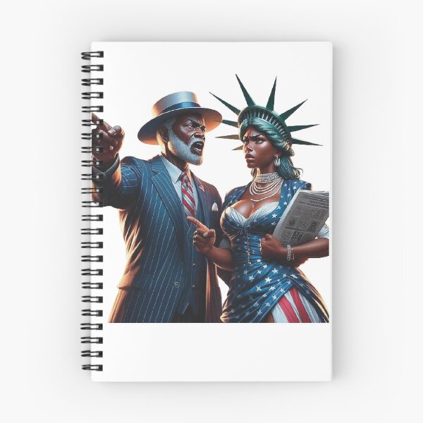 Item preview, POWER TO THE PEOPLE:  UNCLE SAM & LADY LIBERY REIMAGINED  designed and sold by EverMuse Studio.