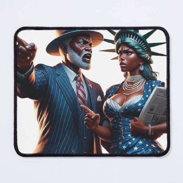 Item preview, POWER TO THE PEOPLE:  UNCLE SAM & LADY LIBERY REIMAGINED  designed and sold by EverMuse Studio.