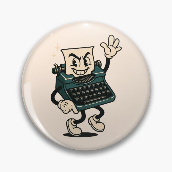 Item preview, Typewriter Tina – Vintage Cartoon Typewriter designed and sold by HoopeStylee.
