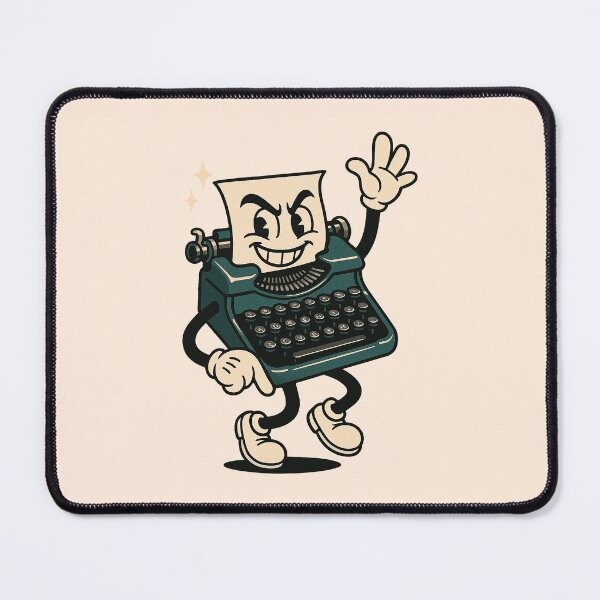 Item preview, Typewriter Tina – Vintage Cartoon Typewriter designed and sold by HoopeStylee.