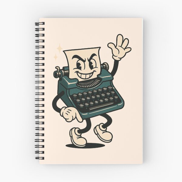 Item preview, Typewriter Tina – Vintage Cartoon Typewriter designed and sold by HoopeStylee.