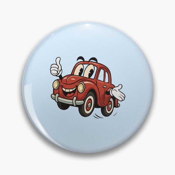 Item preview, Cozy Cruiser – Vintage Cartoon Red Car designed and sold by HoopeStylee.