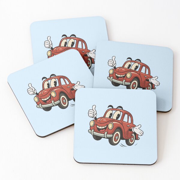 Item preview, Cozy Cruiser – Vintage Cartoon Red Car designed and sold by HoopeStylee.