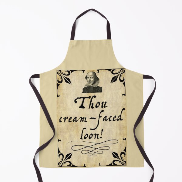 Item preview, Insulted By Shakespeare - Thou Cream Faced Loon designed and sold by Dancing Jester Designs.