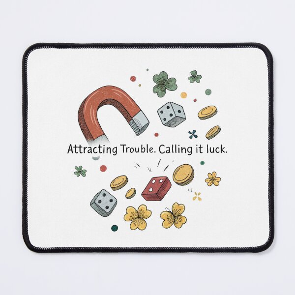 Item preview, Attracting trouble calling it luck designed and sold by Lucky 777.