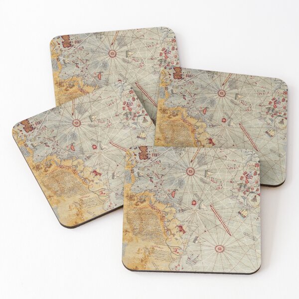 Item preview, Piri Reis World Map (1513) - Vintage Nautical Chart - Ancient Cartography Art designed and sold by sahbender.