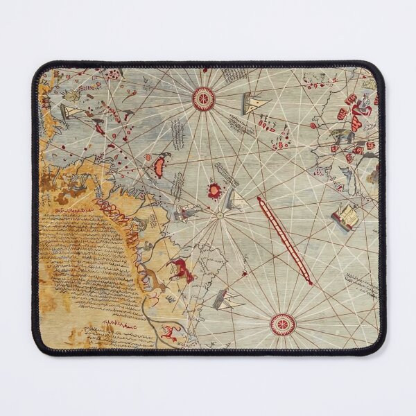 Item preview, Piri Reis World Map (1513) - Vintage Nautical Chart - Ancient Cartography Art designed and sold by sahbender.