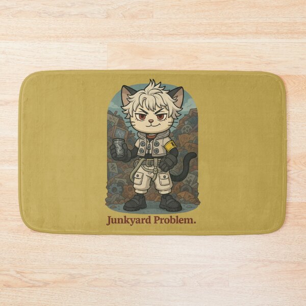 Item preview, Rudo Chibi Cat – Junkyard Problem designed and sold by NyxVerse-Studio.