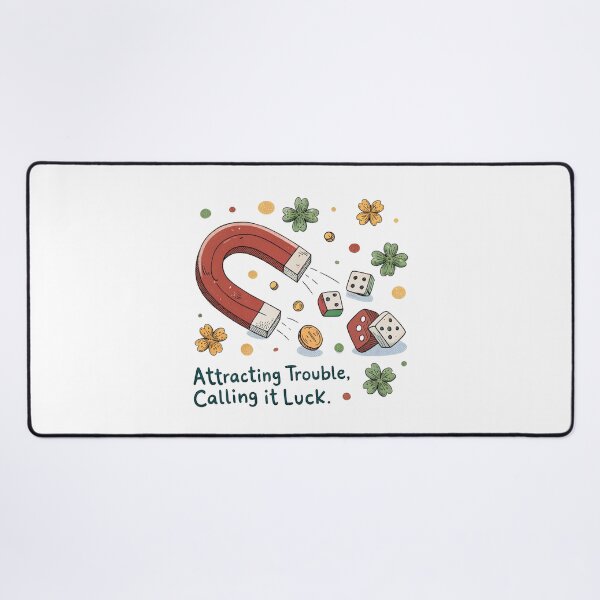 Item preview, Attracting trouble calling it luck designed and sold by Lucky 777.