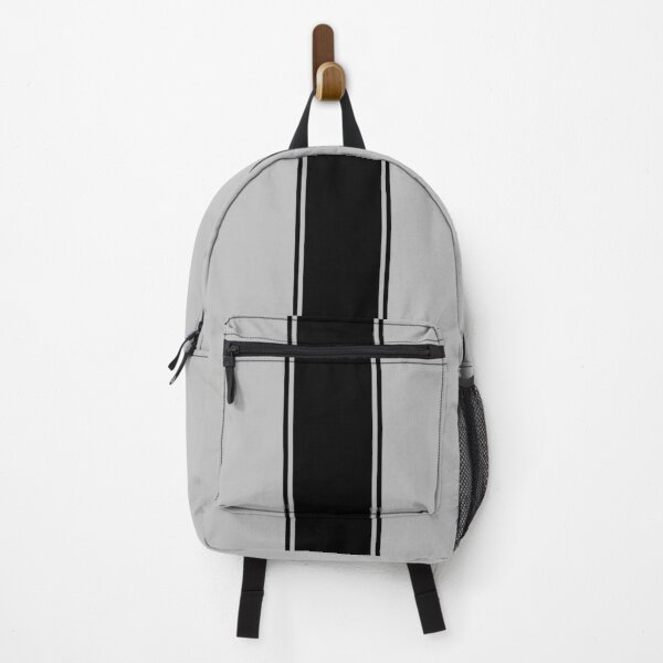 Item preview, Single Stripe 2 Pinstripes (Black on Light Gray) designed and sold by Racing Stripes Only.