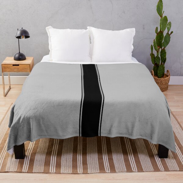 Item preview, Single Stripe 2 Pinstripes (Black on Light Gray) designed and sold by Racing Stripes Only.