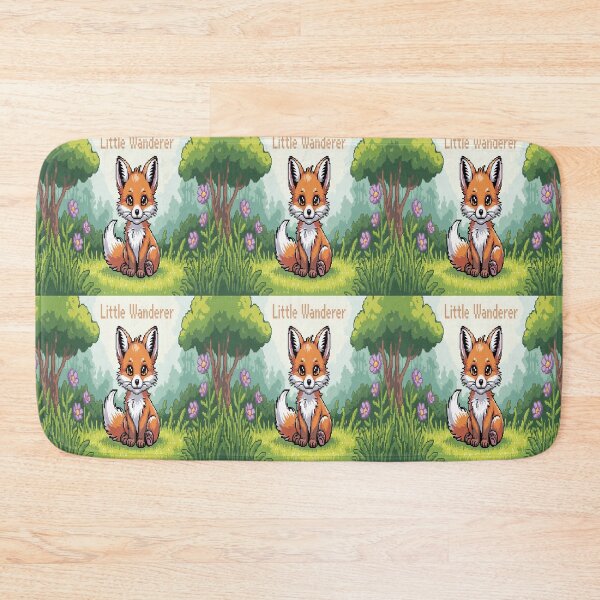 Item preview, Pixel 'Little Wanderer' Orange Baby Fox designed and sold by SilentSpirits.
