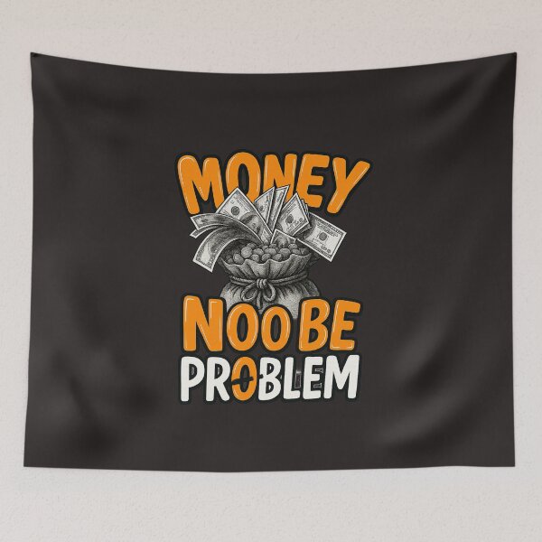Item preview, MONEY NOO BE PROBLEM (ORANGE) designed and sold by Techtricksgh.