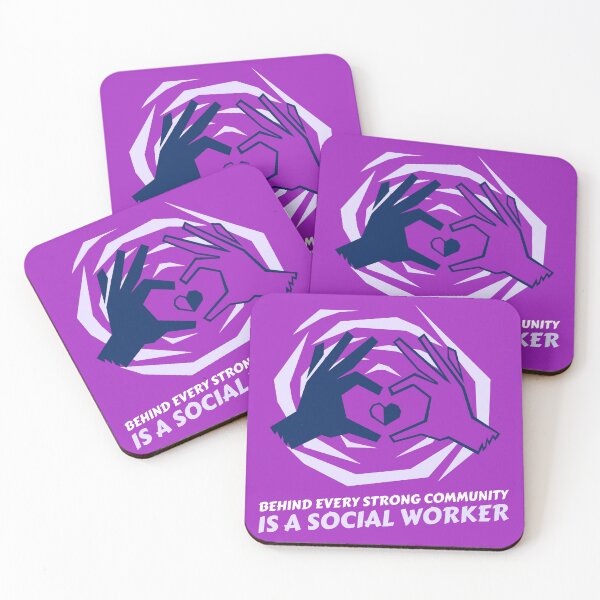 Item preview, Behind Every Strong Community is a Social Worker designed and sold by Social Justice Designs & Art.