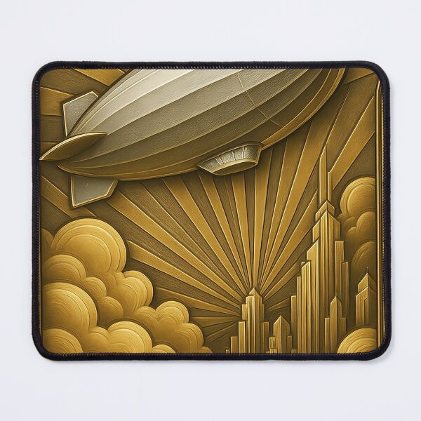 Item preview, Art Deco Airship designed and sold by RandomMark.