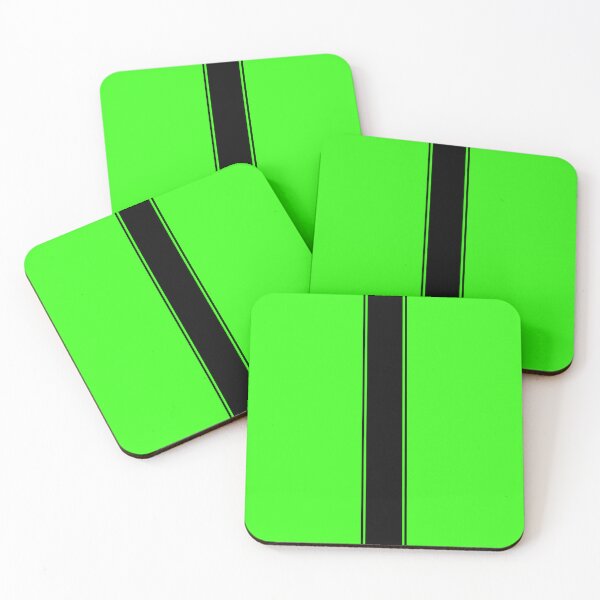 Item preview, Single Stripe 2 Pinstripes (Black on Neon Green) designed and sold by Racing Stripes Only.