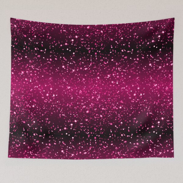 Item preview, festive twinkling magenta glitter designed and sold by DottedYeti.
