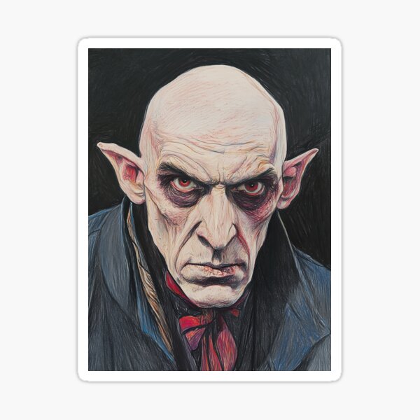 Artikel-Vorschau von Nosferatu-Illustration, designt und verkauft von burymewithabook.