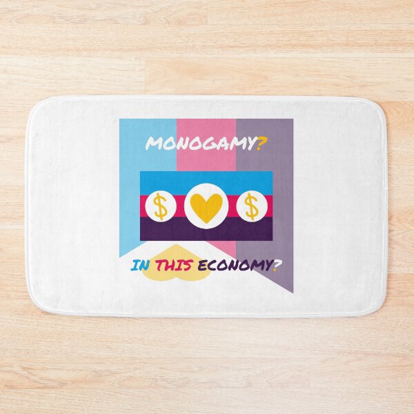 Item preview, Monogamy? In This Economy? 2022 Polyamorous Flag designed and sold by angelkatxxx.
