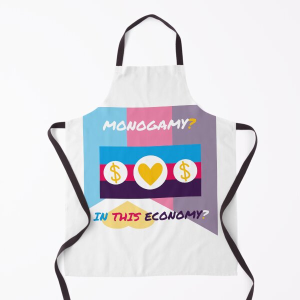 Item preview, Monogamy? In This Economy? 2022 Polyamorous Flag designed and sold by angelkatxxx.