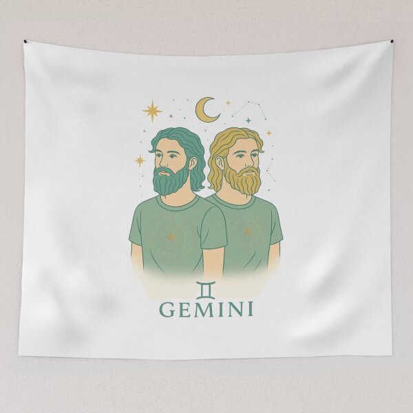 Item preview, Gemini Zodiac Sign - Bold Zodiac Aesthetic designed and sold by VeroChaos.