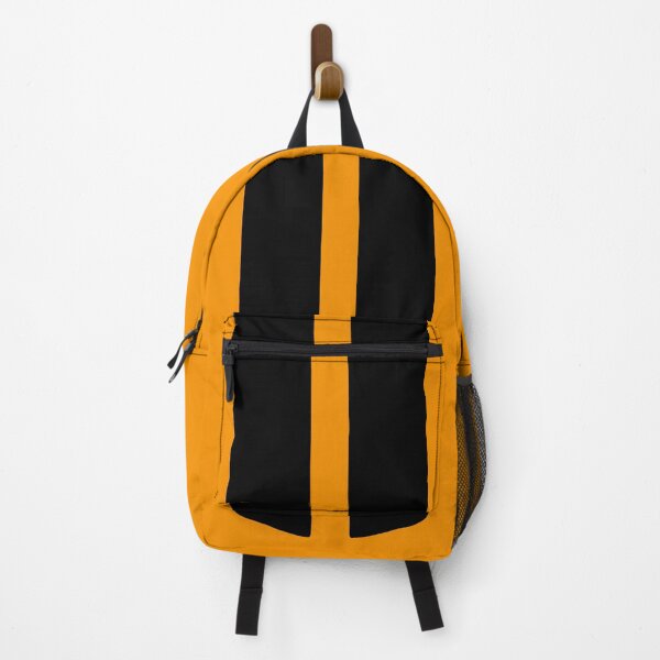 Item preview, Dual Hood Stripes Black (Orange Background) designed and sold by Racing Stripes Only.