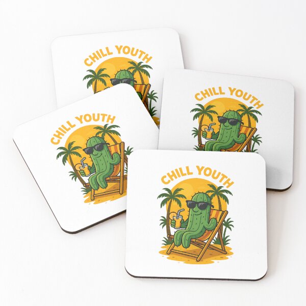 Item preview, Chill Youth Cactus | Tropical Summer Vibes designed and sold by ALITOPRINCE.