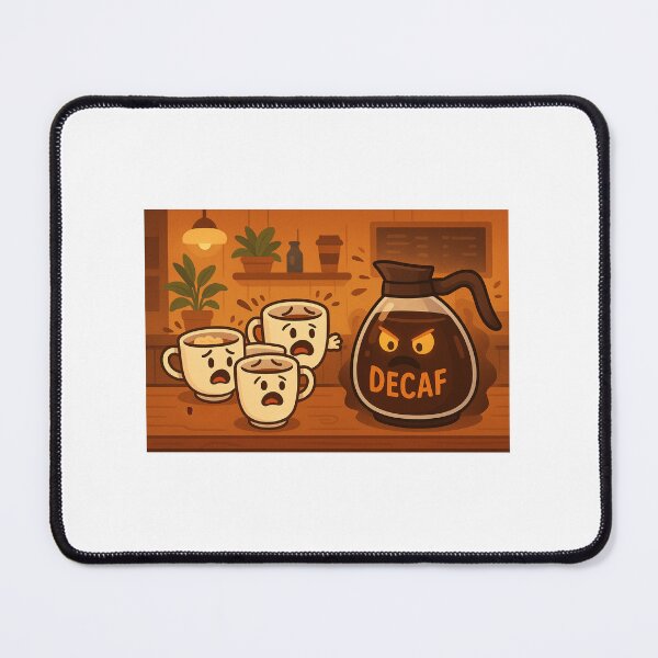 Item preview, The Horror of Decaf designed and sold by CozyCritterz.