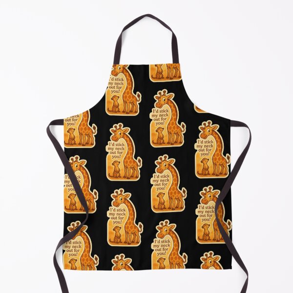 Item preview, Friendly Giraffe "I’d Stick My Neck Out For You!" designed and sold by gorff.