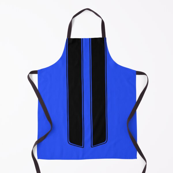 Item preview, Dual Hood Stripes With Pinstripes (Black - Neon Blue Background) designed and sold by Racing Stripes Only.