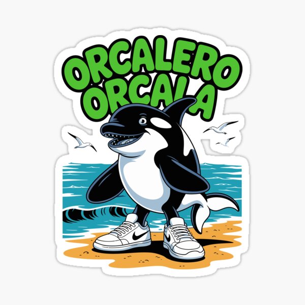 Item preview, Orcalero Orcala Beach Italian Brainrot Meme designed and sold by Jocksport.