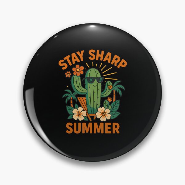 Item preview, Stay Sharp Summer Cactus | Fun Tropical Design designed and sold by ALITOPRINCE.