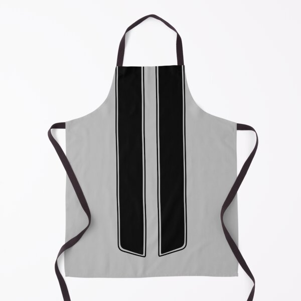 Item preview, Dual Hood Stripes With Pinstripes (Black - Light Gray Background) designed and sold by Racing Stripes Only.