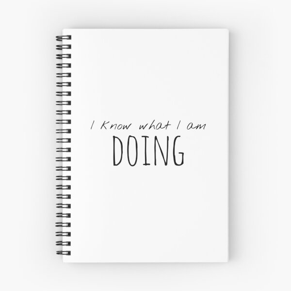 Item preview, I Know What I Am Doing – Self-Belief Affirmation – Bold Motivational Design designed and sold by Camila  Ardila.