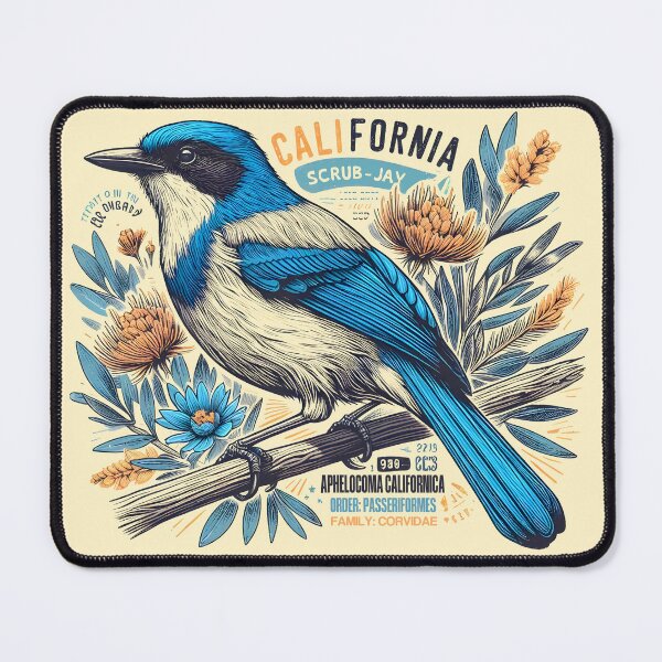 Item preview, California Scrub-Jay 4 designed and sold by theAVIARY7.