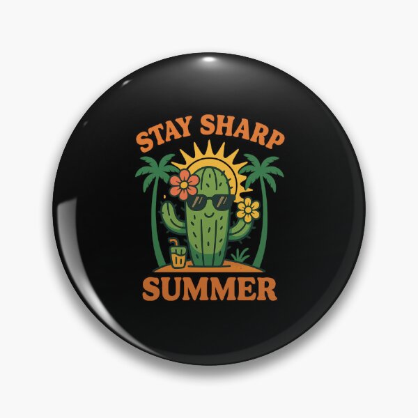Item preview, Stay Sharp Summer Cactus | Fun Tropical Design designed and sold by ALITOPRINCE.