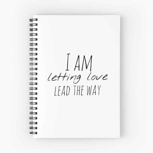 Item preview, I Am Letting Love Lead the Way – Heart-Centered Affirmation – Positive Living Design designed and sold by Camila  Ardila.