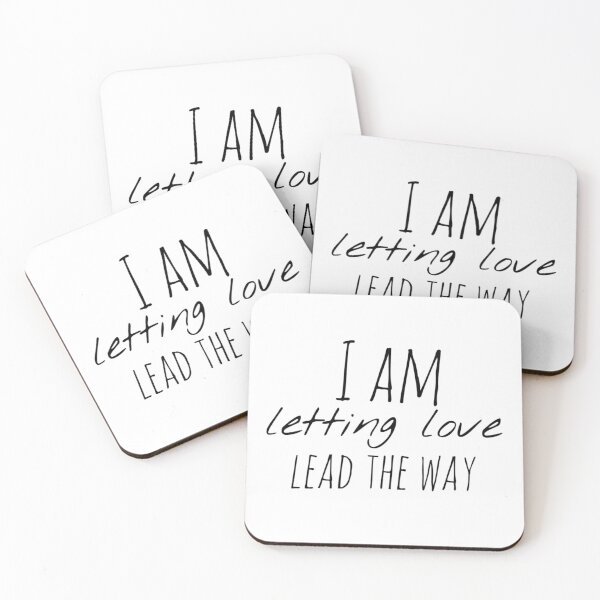Item preview, I Am Letting Love Lead the Way – Heart-Centered Affirmation – Positive Living Design designed and sold by Camila  Ardila.