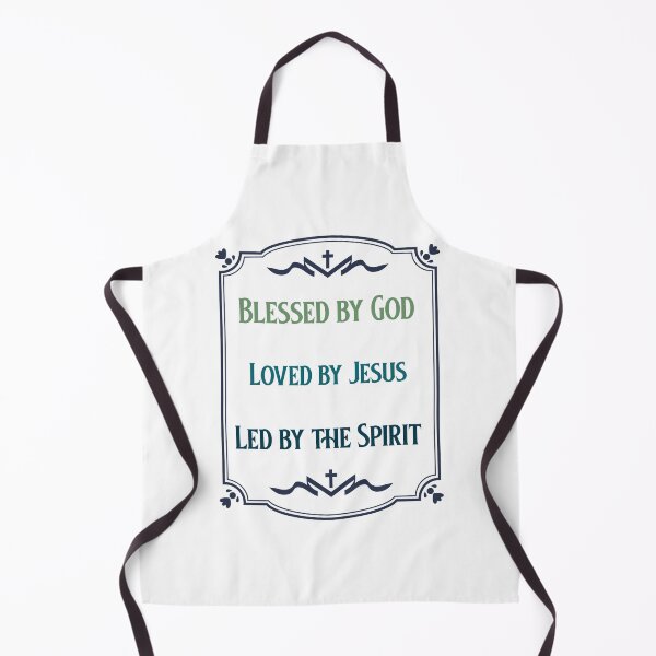 Item preview, BLESSED BY GOD, LOVED BY JESUS, LED BY THE SPIRIT designed and sold by TeeezShirtz.