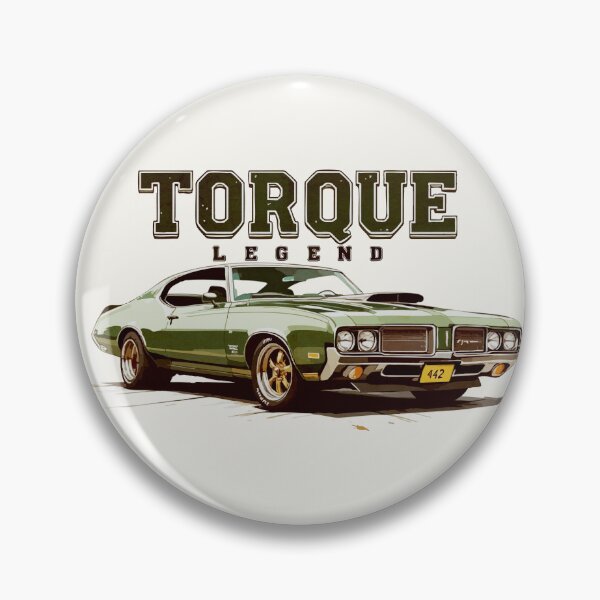 Item preview, Torque Legend – Oldsmobile 442 Green Muscle Car Design designed and sold by SteadyRolling.