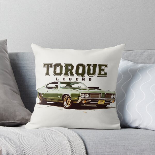 Item preview, Torque Legend – Oldsmobile 442 Green Muscle Car Design designed and sold by SteadyRolling.