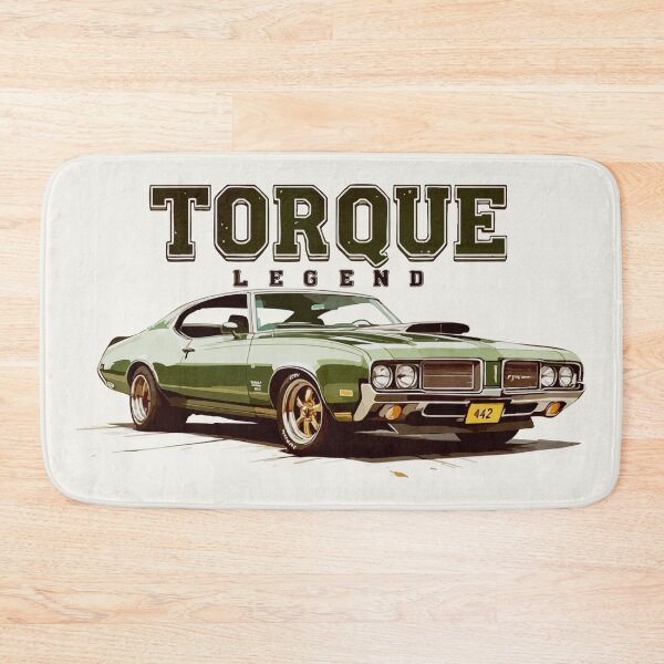 Item preview, Torque Legend – Oldsmobile 442 Green Muscle Car Design designed and sold by SteadyRolling.