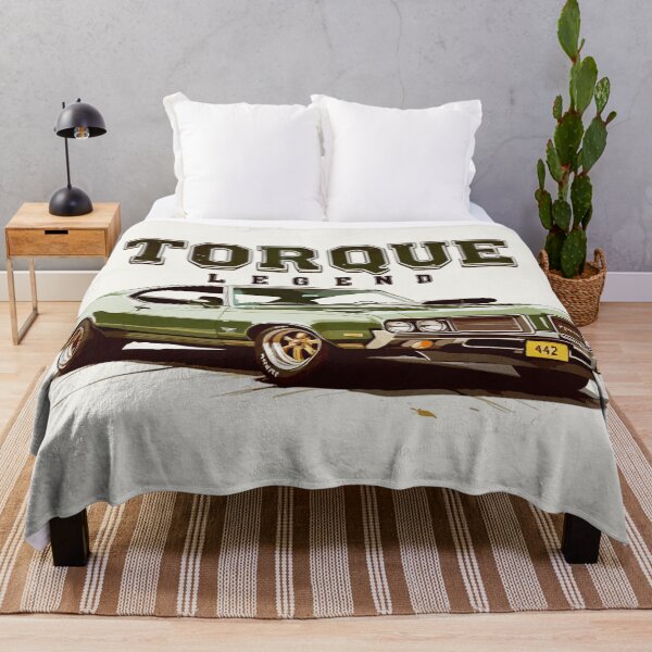 Item preview, Torque Legend – Oldsmobile 442 Green Muscle Car Design designed and sold by SteadyRolling.