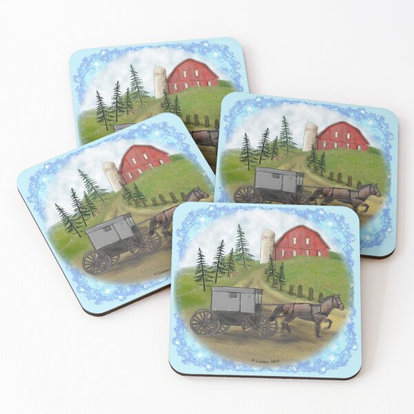Item preview, Amish Buggy Visiting designed and sold by artmuvz.
