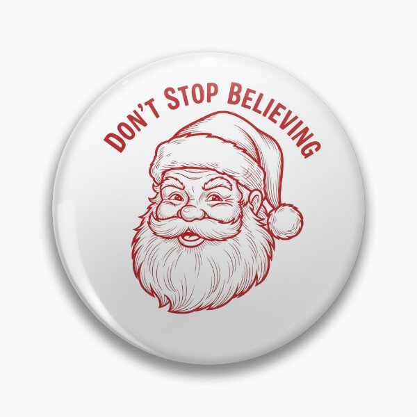 Item preview, Don't Stop Believing Retro Santa Claus Christmas designed and sold by THIENVT.