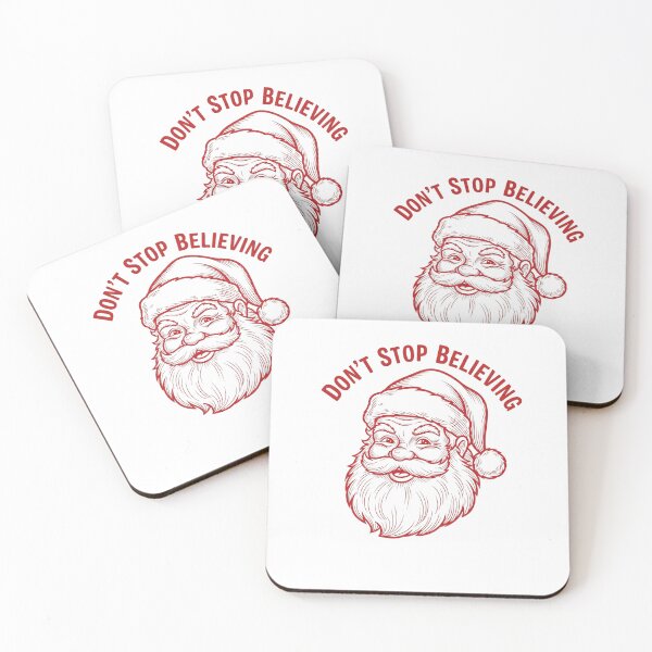 Item preview, Don't Stop Believing Retro Santa Claus Christmas designed and sold by THIENVT.
